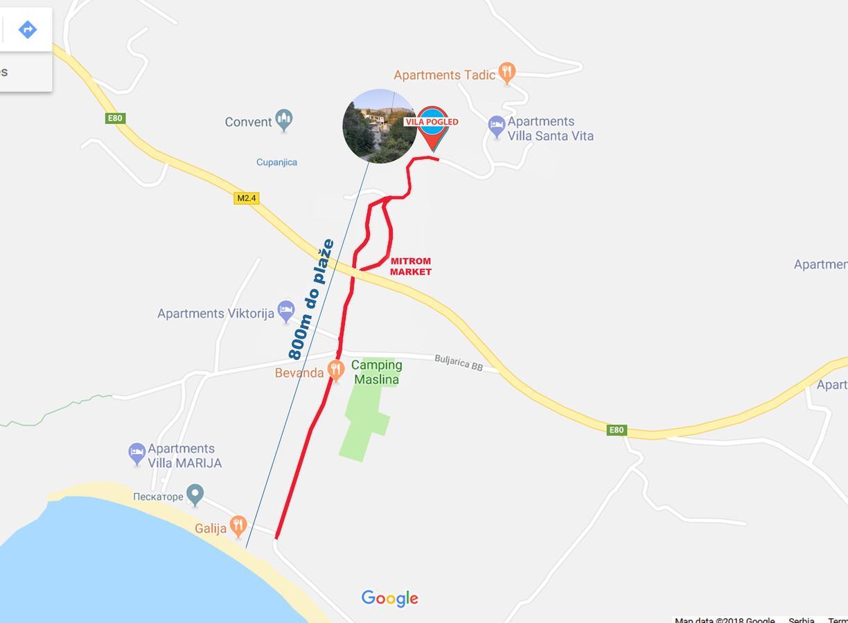 Vila Pogled Petrovac Екстер'єр фото